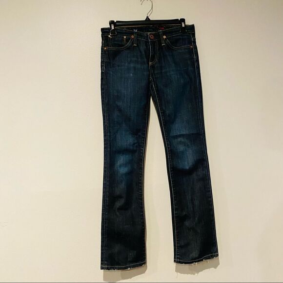 AG Adriano Goldschmied Blue Legging Ankle Jeans Size 25R - Picture 1 of 8